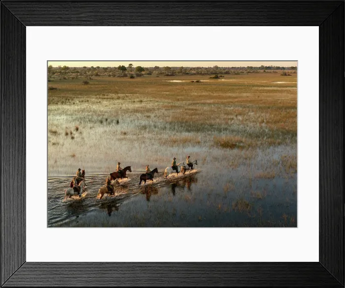 Framed Print : Horseback riding safari with African Horseback Safaris Framed Print : Horseback riding safari with African Horseback Safaris