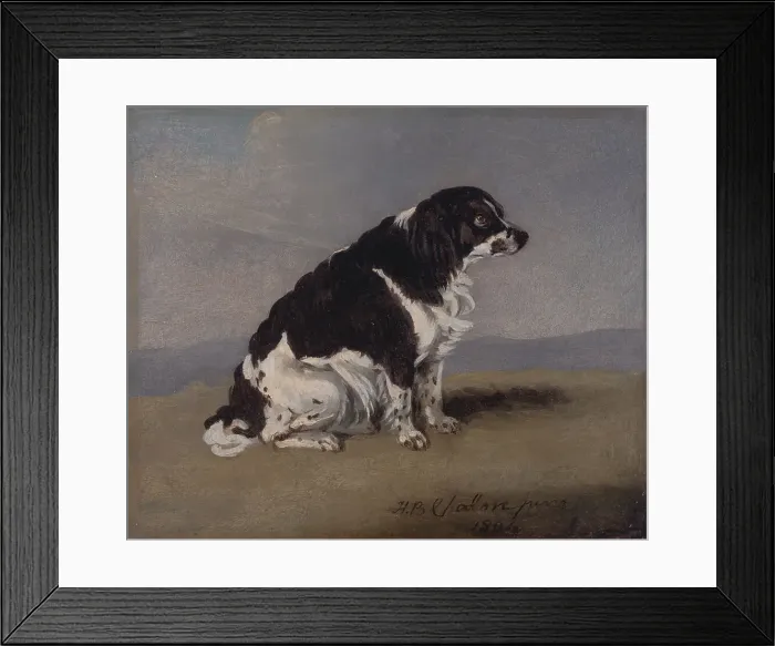 Framed Print : Duchess York's Spaniel Henry Bernard Chalon 1771-1849 Framed Print : Duchess York's Spaniel Henry Bernard Chalon 1771-1849