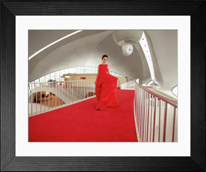 Framed Print : Featured architecture at the TWA Hotel in JFK Airport, NY Framed Print : Featured architecture at the TWA Hotel in JFK Airport, NY