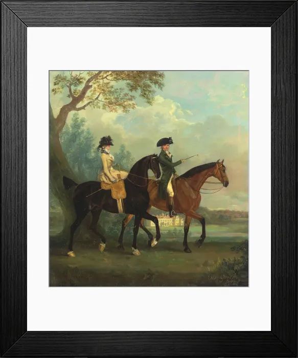 Framed Print : Marcia Pitt Brother George Pitt Later Second Baron Rivers Framed Print : Marcia Pitt Brother George Pitt Later Second Baron Rivers