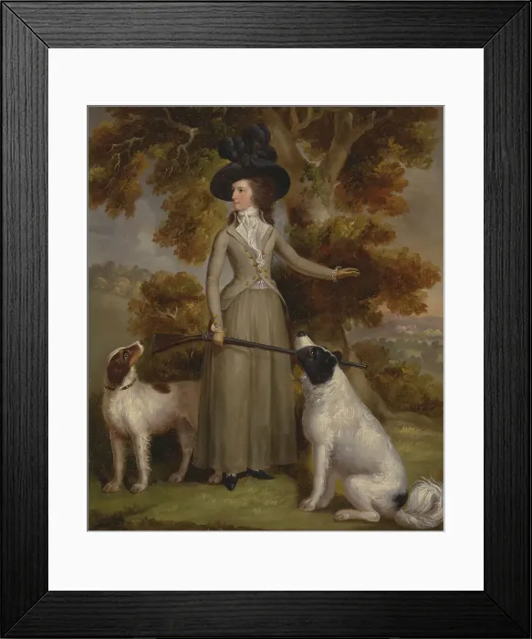 Framed Print : Countess Effingham Gun Shooting Dogs George Haugh Framed Print : Countess Effingham Gun Shooting Dogs George Haugh