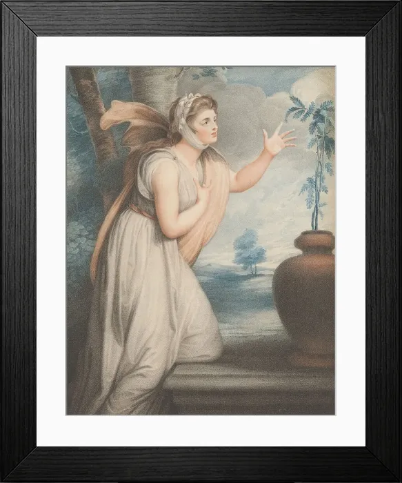 Framed Print : Sensibility Print Richard Earlom 1743-1822 Framed Print : Sensibility Print Richard Earlom 1743-1822