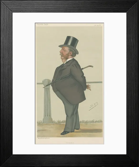 Framed Print : Vanity Fair Theatre Goochie Captain Arthur Gooch Framed Print : Vanity Fair Theatre Goochie Captain Arthur Gooch