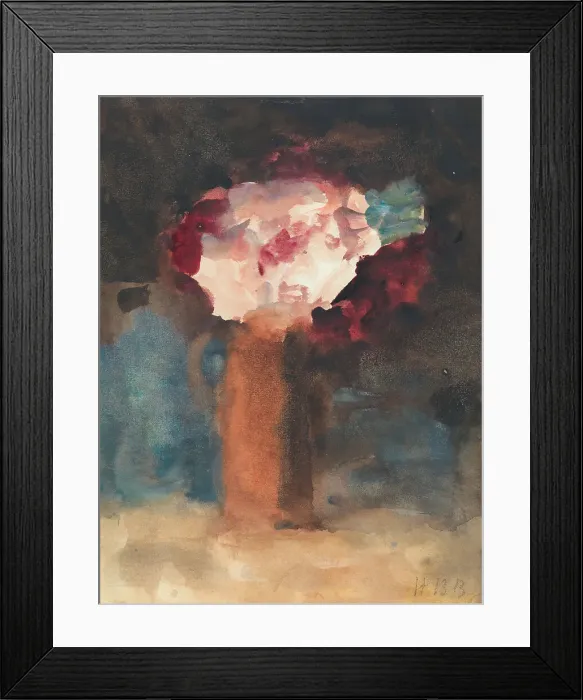Framed Print : Roses Hercules Brabazon Brabazon 1821-1906 Framed Print : Roses Hercules Brabazon Brabazon 1821-1906