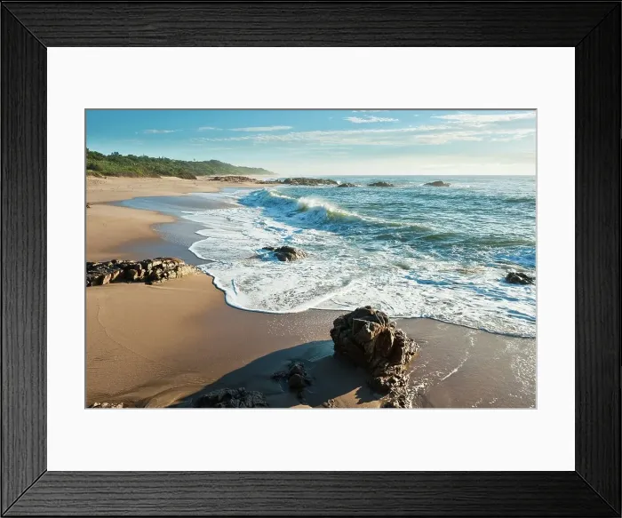 Framed Print : Coastal scene at Southbroom. KwaZulu Natal South Coast Framed Print : Coastal scene at Southbroom. KwaZulu Natal South Coast