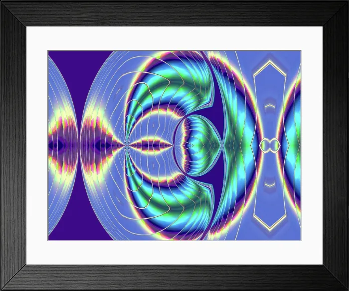 Framed Print : An abstract geometrical pattern created by applying fractal mirroring to a photo I took of a common DVD disc Framed Print : An abstract geometrical pattern created by applying fractal mirroring to a photo I took of a common DVD disc