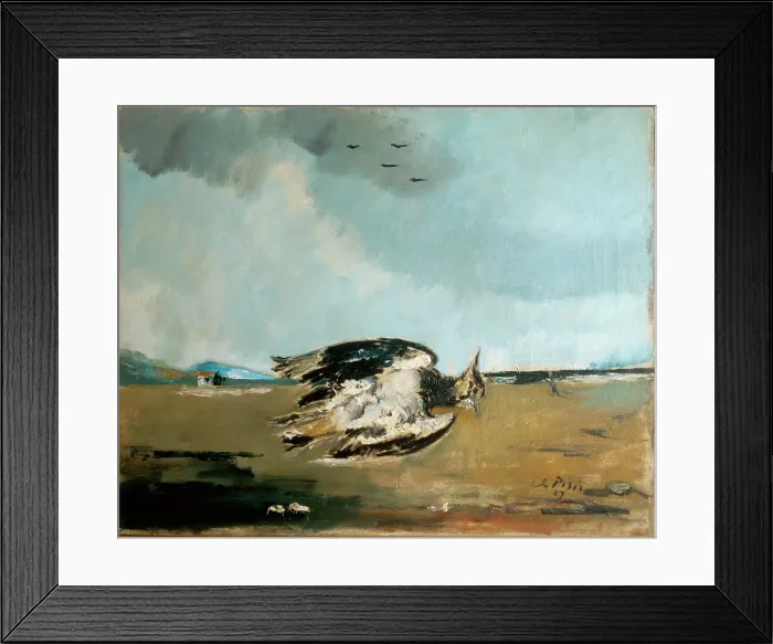 Framed Print : Natural Marine Death of the Lapwing by Pisis Framed Print : Natural Marine Death of the Lapwing by Pisis