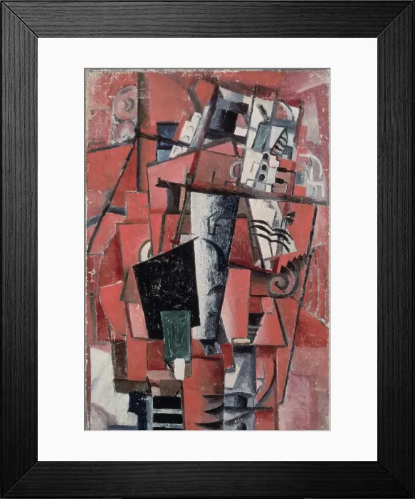 Framed Print : Lady by the Piano by Malevich