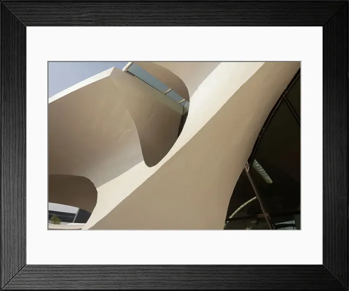 Framed Print : Featured architecture at the TWA Hotel in JFK Airport, NY