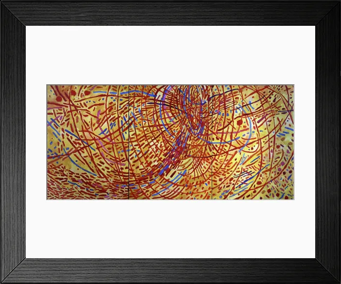 Framed Print : Magnetic Fields 108 by Thompson Framed Print : Magnetic Fields 108 by Thompson