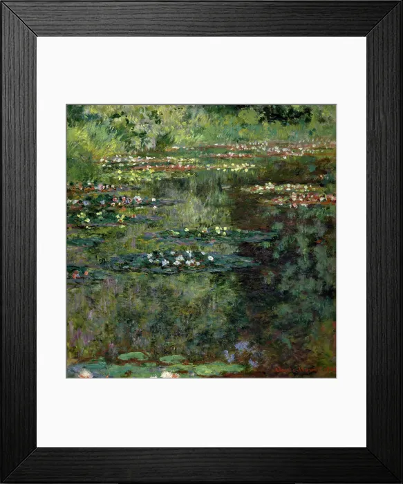 Framed Print : Pond with Water Lilies by Monet Framed Print : Pond with Water Lilies by Monet