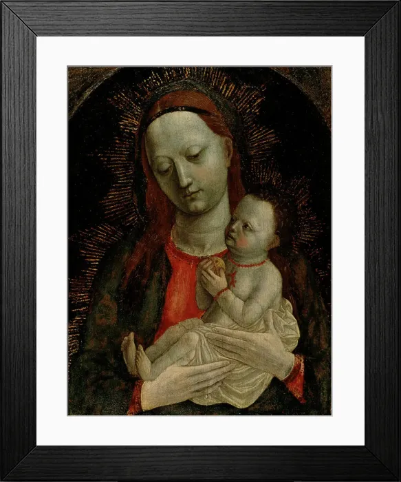 Framed Print : Madonna w / Child by an Anonymous Lombardy Artist Framed Print : Madonna w / Child by an Anonymous Lombardy Artist