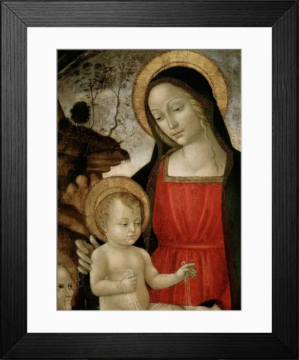 Framed Print : Madonna with Child (Detail) by Bartolomeo Montagna Framed Print : Madonna with Child (Detail) by Bartolomeo Montagna