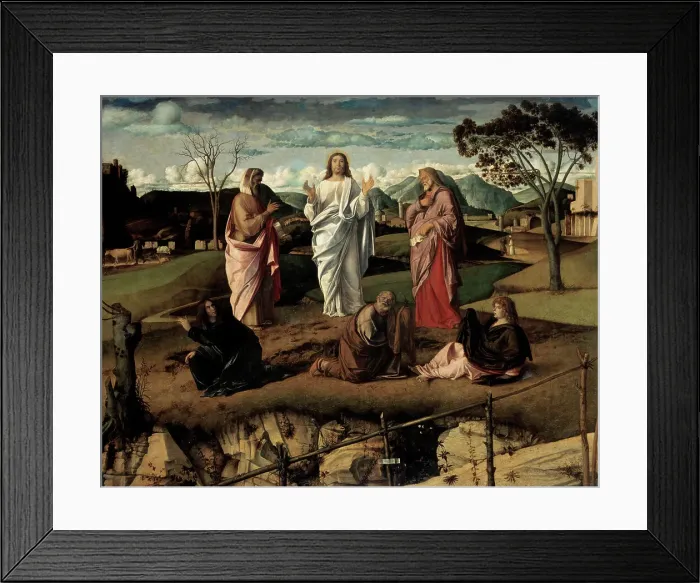 Framed Print : Transfiguration by Giovanni Bellini Framed Print : Transfiguration by Giovanni Bellini