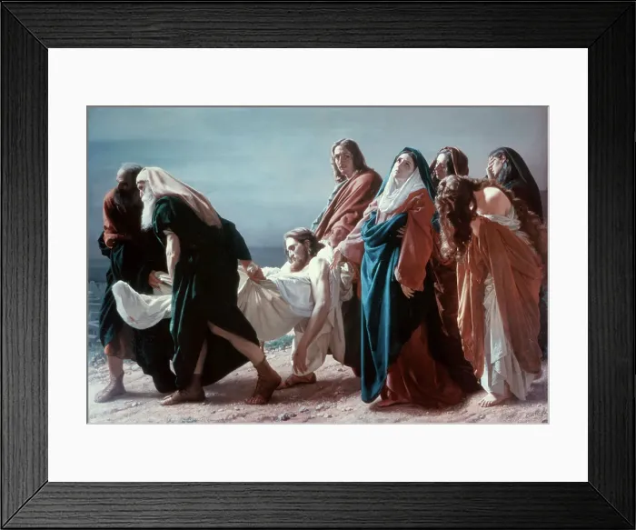 Framed Print : The Deposition of Christ by Ciseri