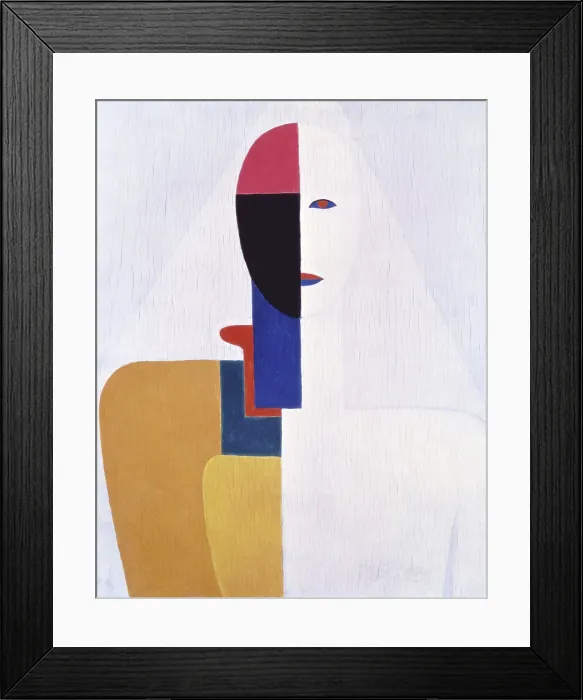 Framed Print : Female Torso II by Kasimir Malevich Framed Print : Female Torso II by Kasimir Malevich