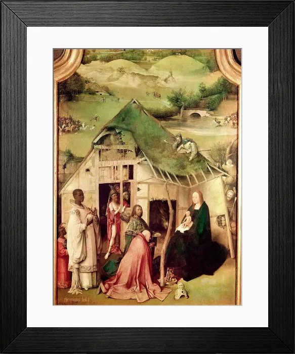 Framed Print : Adoration of the Magi by Bosch