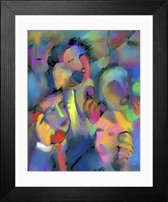 Framed Print : Telephone by Diana Ong