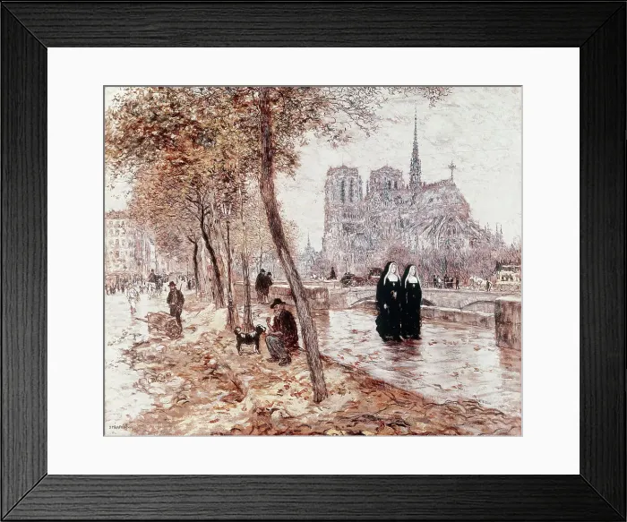 Framed Print : Notre Dame De Paris Raffaelli, Jean-Francois(1850-1924 French) Framed Print : Notre Dame De Paris Raffaelli, Jean-Francois(1850-1924 French)