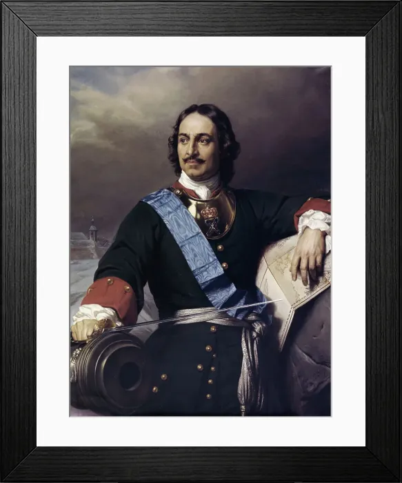 Framed Print : Peter the Great by Delaroche