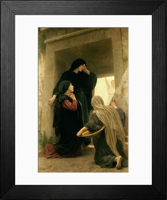 Framed Print : The Three Marys at the Tomb by Bouguereau Framed Print : The Three Marys at the Tomb by Bouguereau