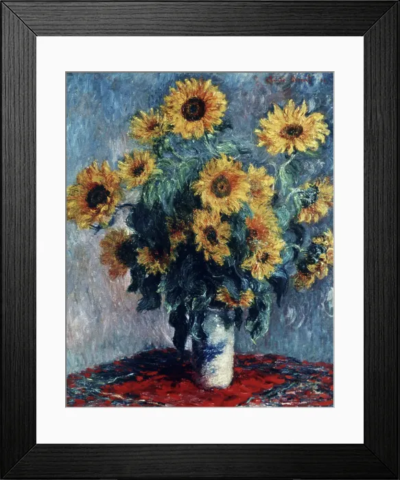 Framed Print : Sunflowers by Monet