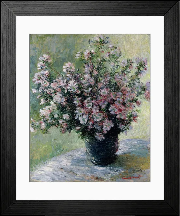 Framed Print : Vase of Flowers by Claude Monet Framed Print : Vase of Flowers by Claude Monet