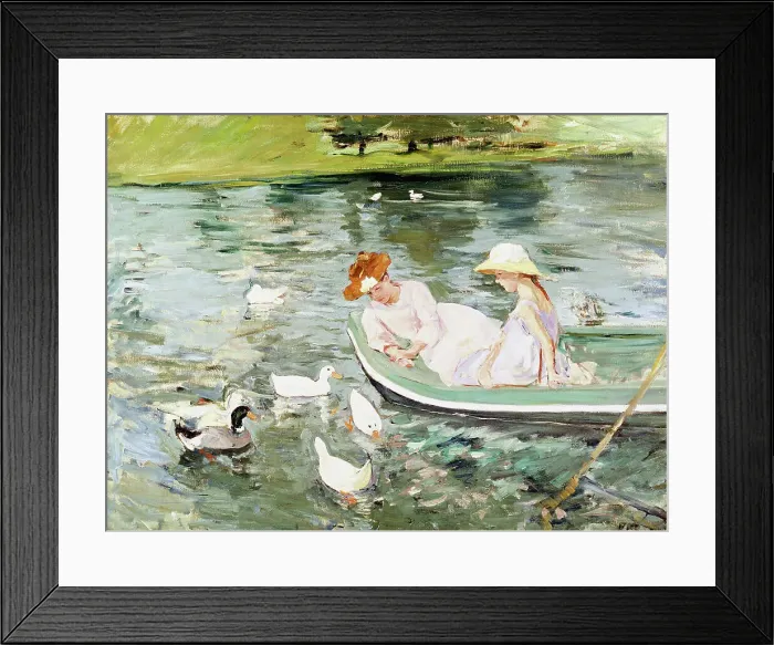 Framed Print : Summertime by Mary Cassatt Framed Print : Summertime by Mary Cassatt