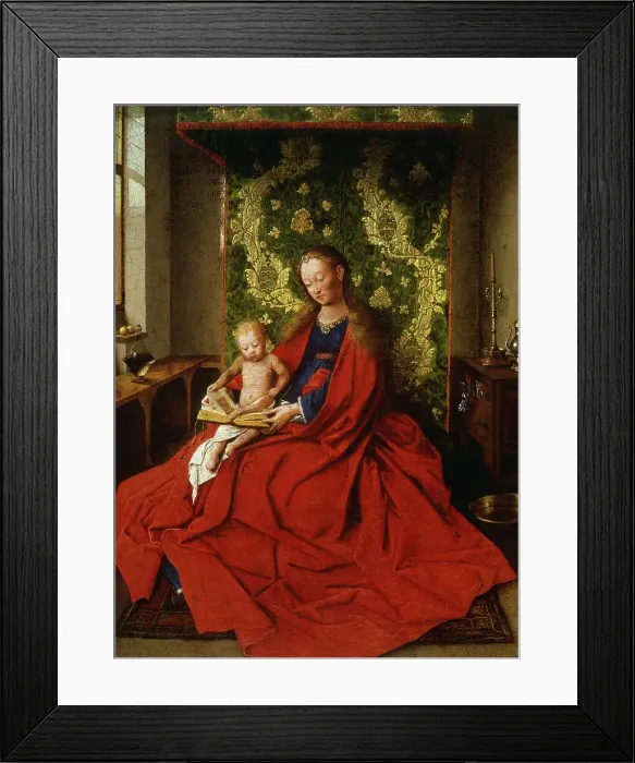 Framed Print : Madonna & Child by Eyck (After) Framed Print : Madonna & Child by Eyck (After)