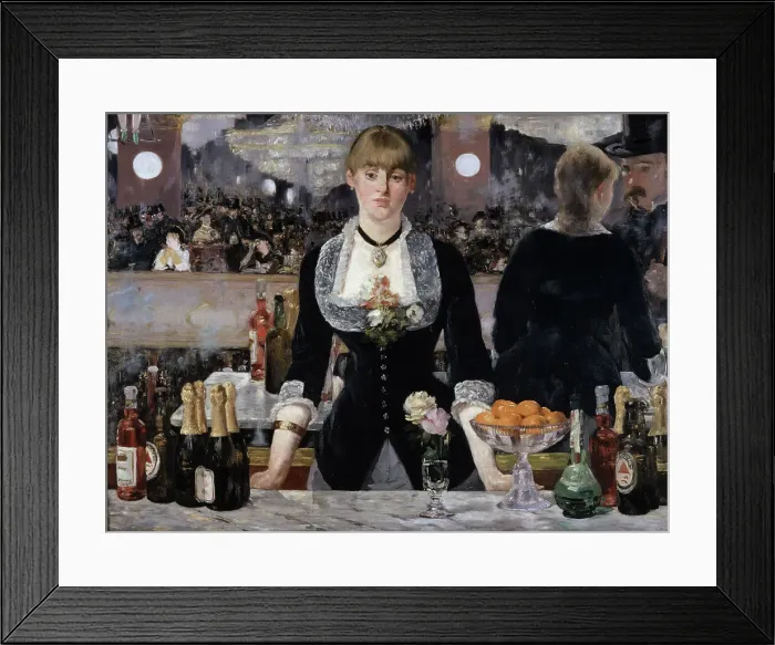 Framed Print : The Bar at the Folies Bergere by Manet Framed Print : The Bar at the Folies Bergere by Manet