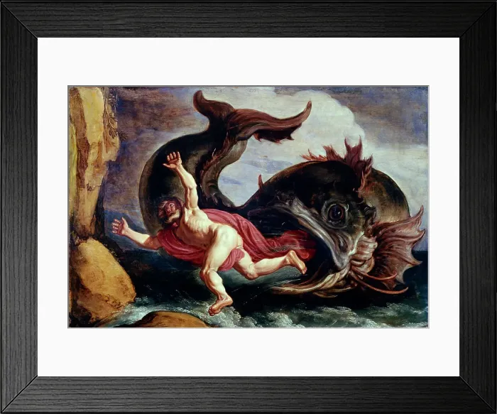 Framed Print : Jonah and the Whale by Lastman Framed Print : Jonah and the Whale by Lastman