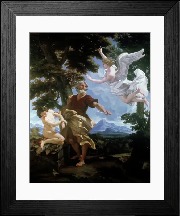 Framed Print : The Sacrifice of Isaac by Baciccio Framed Print : The Sacrifice of Isaac by Baciccio