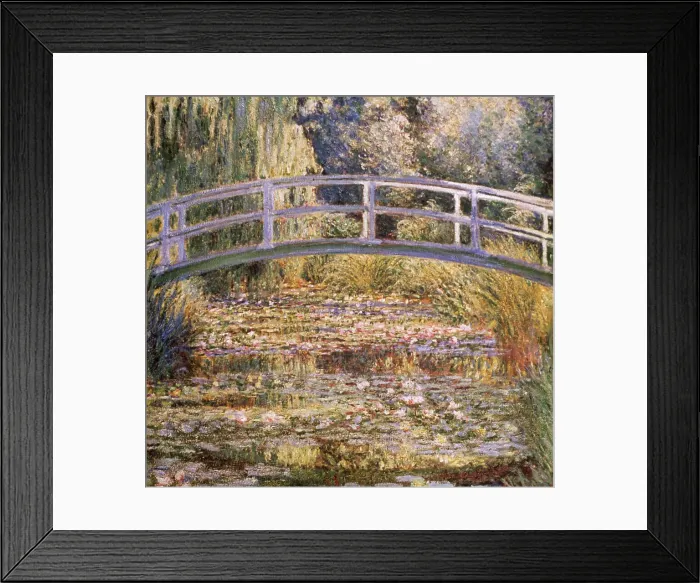 Framed Print : The Water Lily Pond by Monet Framed Print : The Water Lily Pond by Monet