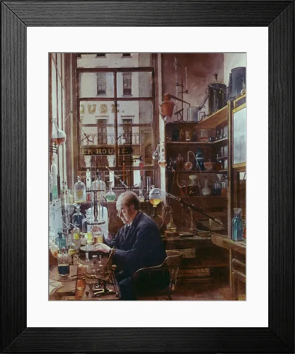 Framed Print : Laboratory of Thos Price by Alexander Framed Print : Laboratory of Thos Price by Alexander