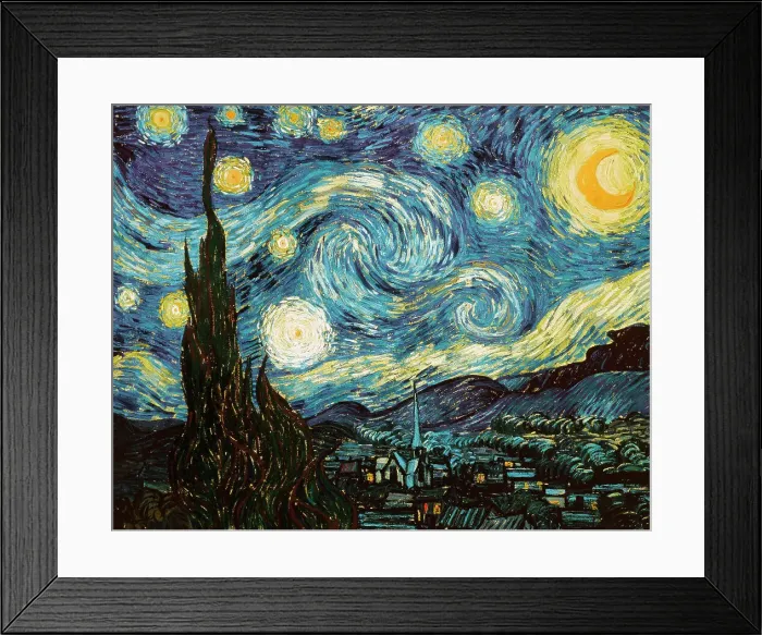 Framed Print : Starry Night by van Gogh Framed Print : Starry Night by van Gogh