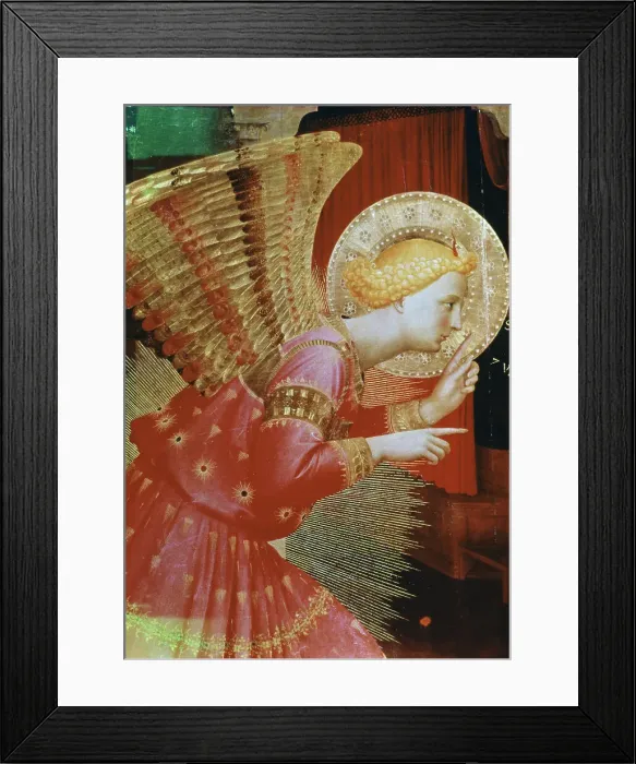Framed Print : Angel Of The Annunciation - Detail C