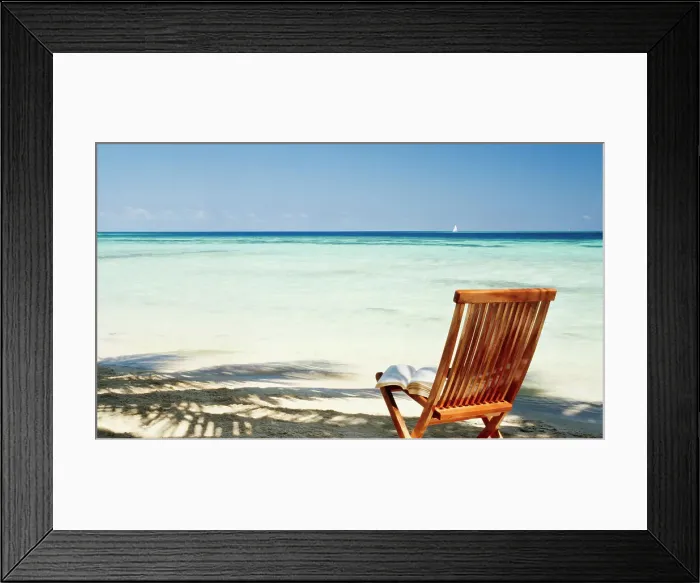 Framed Print : Tropical Beach Framed Print : Tropical Beach