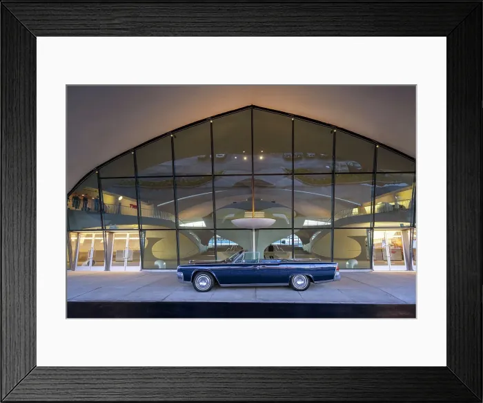 Framed Print : Featured architecture at the TWA Hotel in JFK Airport, NY Framed Print : Featured architecture at the TWA Hotel in JFK Airport, NY