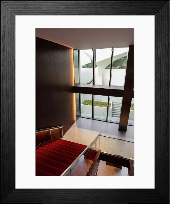 Framed Print : Featured architecture at the TWA Hotel in JFK Airport, NY Framed Print : Featured architecture at the TWA Hotel in JFK Airport, NY