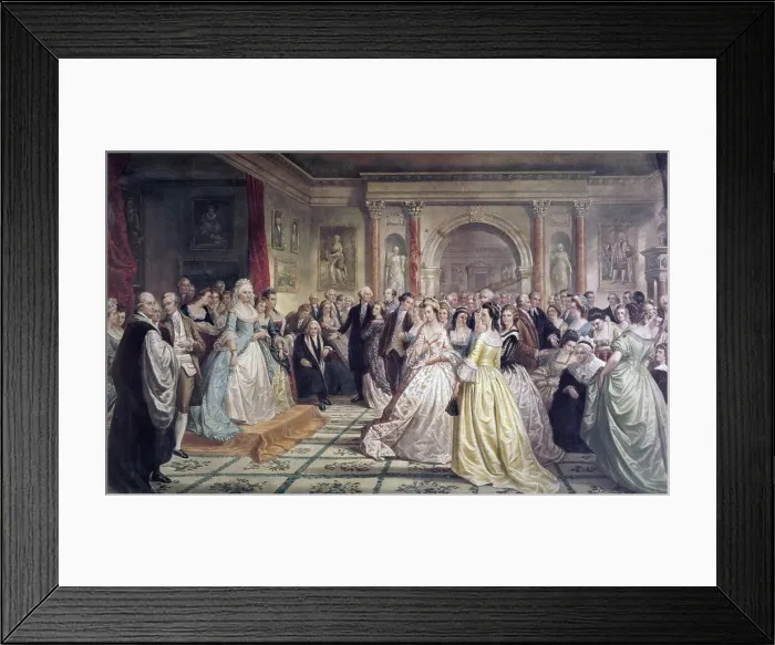 Framed Print : Washington, Martha's Reception by Huntington Framed Print : Washington, Martha's Reception by Huntington