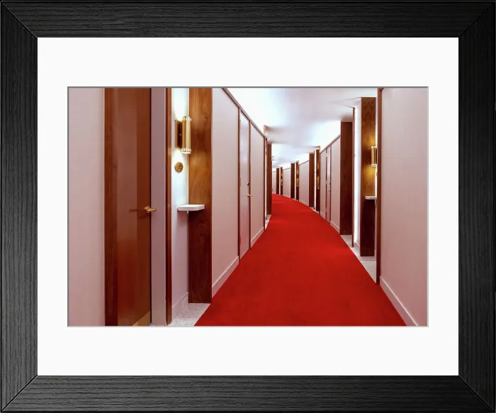 Framed Print : Featured architecture at the TWA Hotel in JFK Airport, NY Framed Print : Featured architecture at the TWA Hotel in JFK Airport, NY