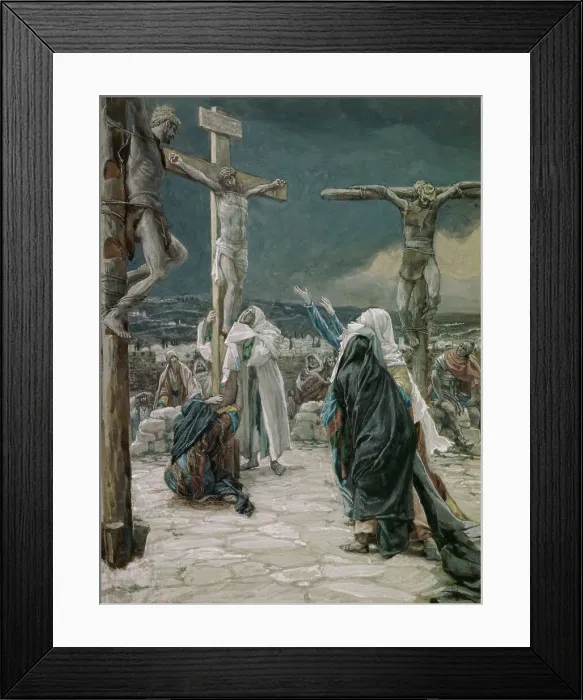 Framed Print : Death of Jesus by James J. Tissot Framed Print : Death of Jesus by James J. Tissot