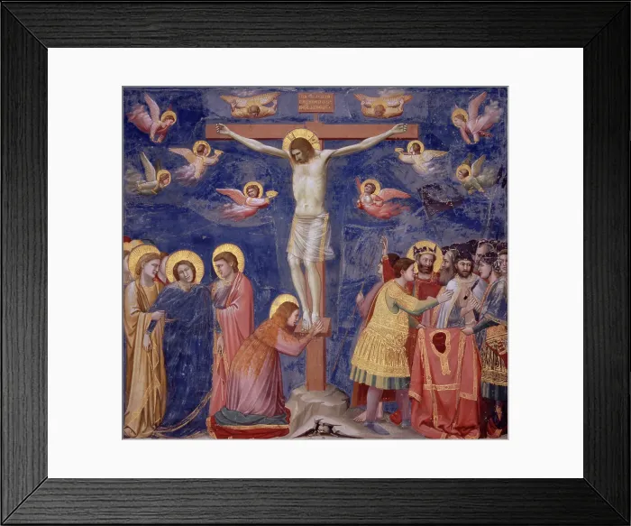 Framed Print : The Crucifixion 1266-1337 Giotto (ca) Framed Print : The Crucifixion 1266-1337 Giotto (ca)