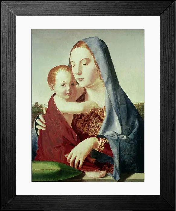 Framed Print : Madonna and Child by Antonello da Messina Framed Print : Madonna and Child by Antonello da Messina