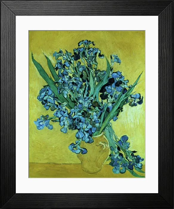 Framed Print : Still Life with Irises....by van Gogh Framed Print : Still Life with Irises....by van Gogh