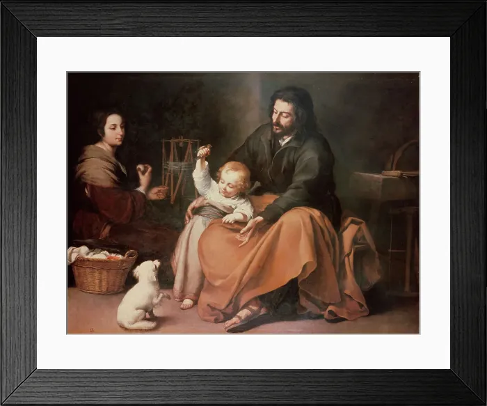 Framed Print : The Holy Family With A Bird Bartolome Esteban Murillo (1617-1682 Spanish) Museo del Prado Framed Print : The Holy Family With A Bird Bartolome Esteban Murillo (1617-1682 Spanish) Museo del Prado