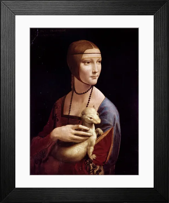 Framed Print : Cecilia Gallerani by da Vinci Framed Print : Cecilia Gallerani by da Vinci