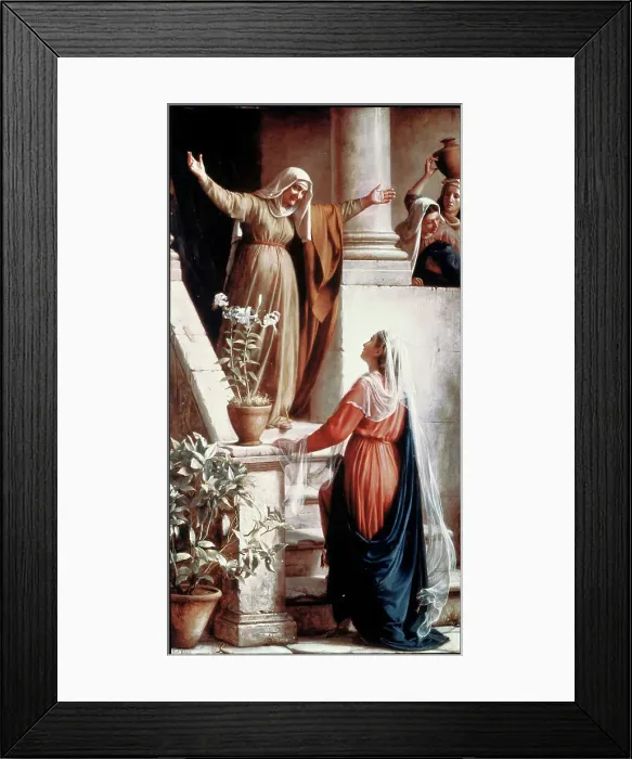 Framed Print : The Visitation by Bloch Framed Print : The Visitation by Bloch