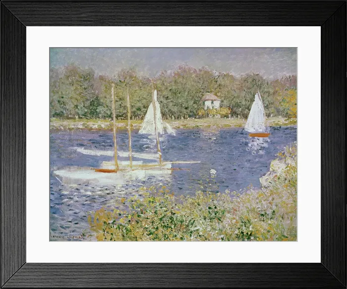 Framed Print : Basin D'Argenteuil by Monet Framed Print : Basin D'Argenteuil by Monet