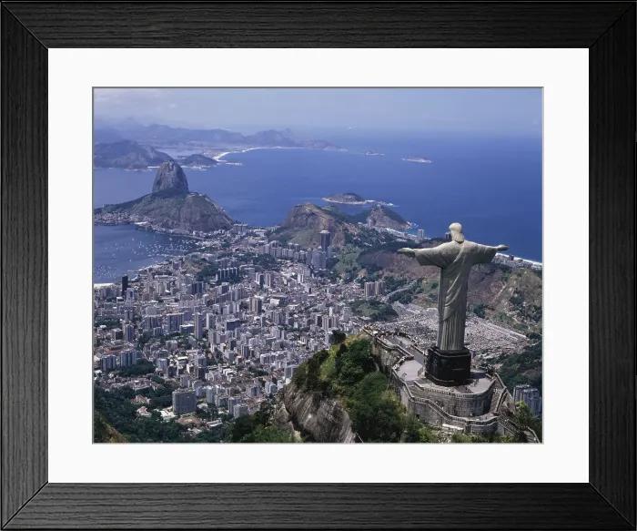 Framed Print : Christ The Redeemer Statue, Brazil Framed Print : Christ The Redeemer Statue, Brazil